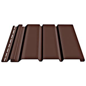 Сайдинг Docke шоколад Соффит сплошной Т4 3,05х0,305 м (16 шт/уп)